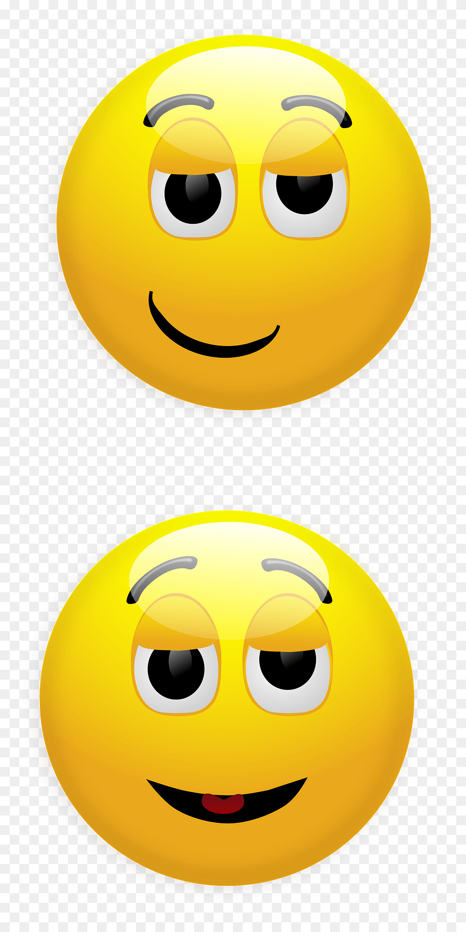 Crooked Grin Smiley And Slight Smile Smiley Clipart, Face, Head, Person Free Transparent Png