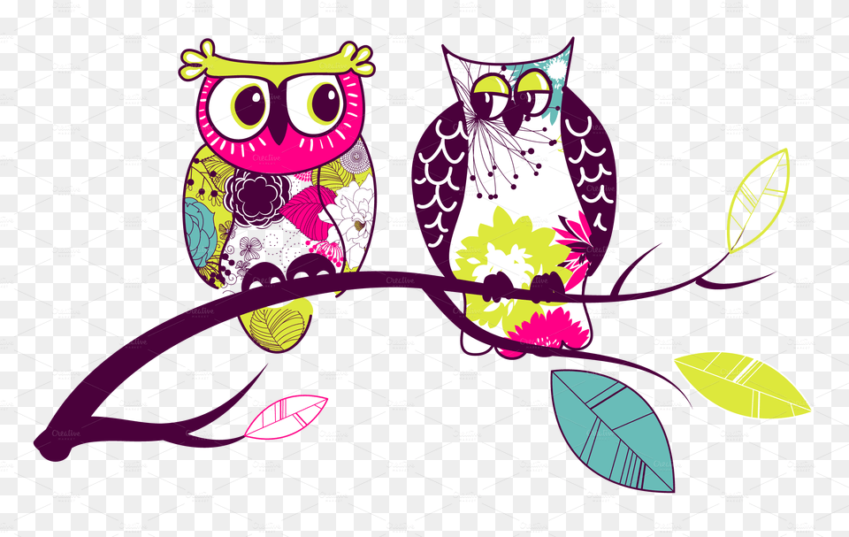 Croot S 3rd Grade Class Vintage Owl Clipart, Purple, Pattern, Art, Graphics Free Png Download