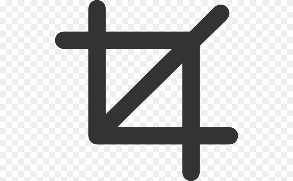 Crop Symbol, Triangle, Cross, Text Free Transparent Png