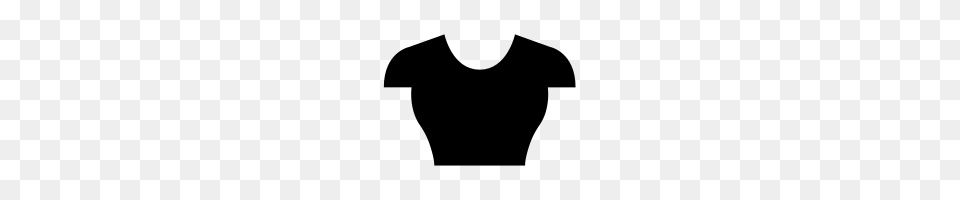 Crop Top Icons Noun Project, Gray Free Png
