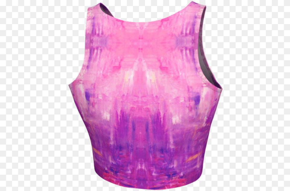 Crop Top Purple Star 2 4 Active Tank, Clothing, Vest, Accessories, Gemstone Png