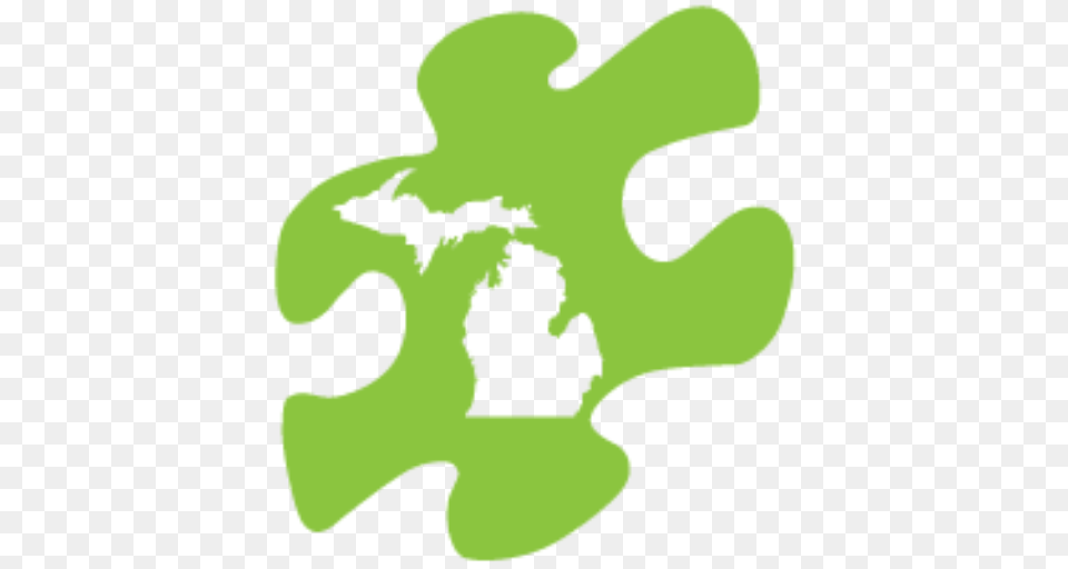 Cropped Aaom Green Web Puzzle Autism Alliance Of Michigan, Person Png