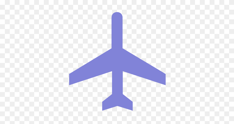 Cropped Airplane Icon Airtn, Cross, Symbol, Aircraft, Airliner Png