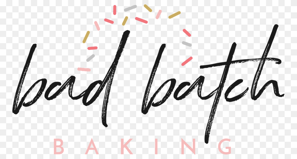 Cropped Bad Batch Baking Logo, Text, Person Png