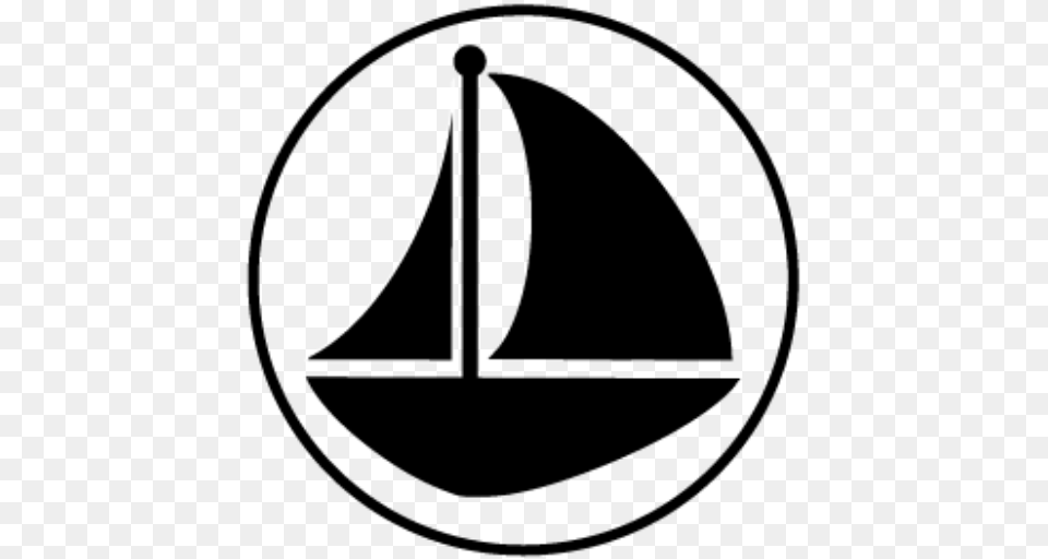 Cropped Bahia Sailboat Emblem Sailing Tours, Triangle, Text Free Png