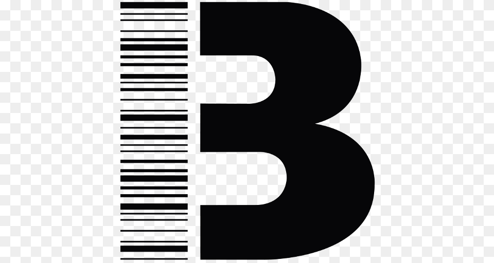 Cropped Barcode Logo Site Icon Barcode, Lighting Free Png Download