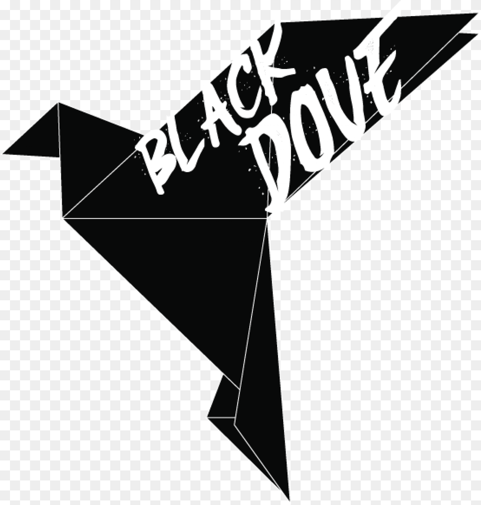 Cropped Black Dove Logo, Toy, Art, Text Free Png Download