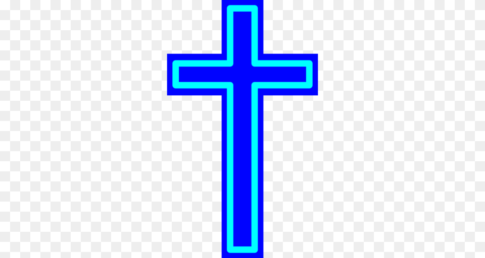 Cropped Bluecross, Cross, Symbol Free Png Download