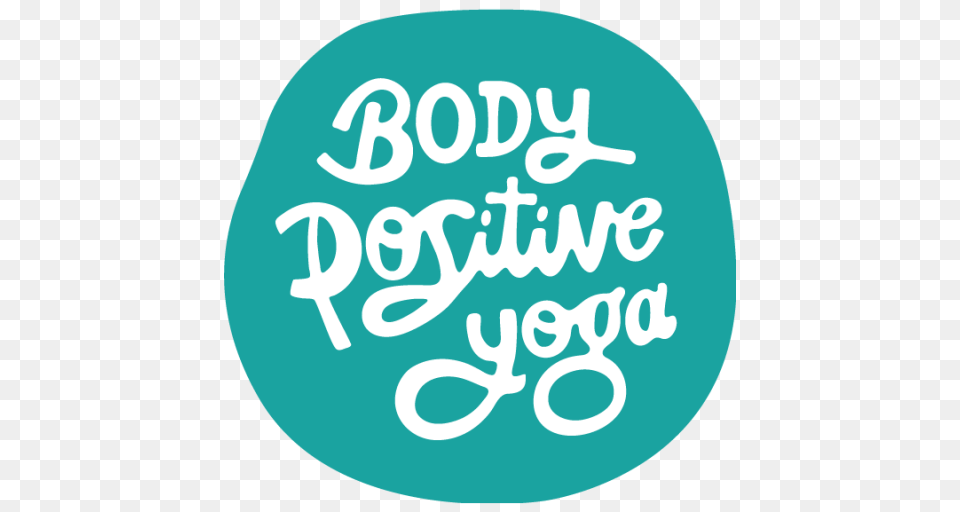 Cropped Body Positive Yoga Logo Transp, Text, Disk Free Png