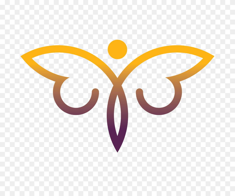Cropped Butterfly Logo Cropped, Symbol, Dynamite, Weapon Png