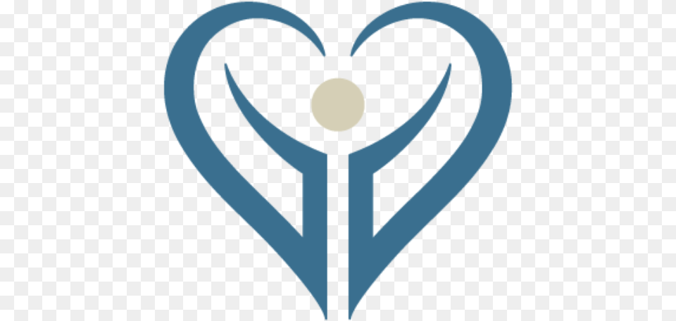 Cropped Charity Logo Blue, Heart, Lighting, Person Png Image