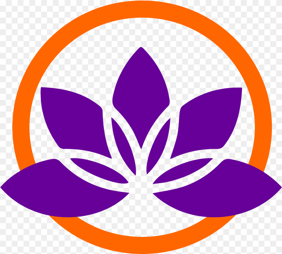 Cropped Circlenolotuslogofinal30png U2013 Orlando Henna Tattoo, Purple, Flower, Plant, Logo Free Transparent Png