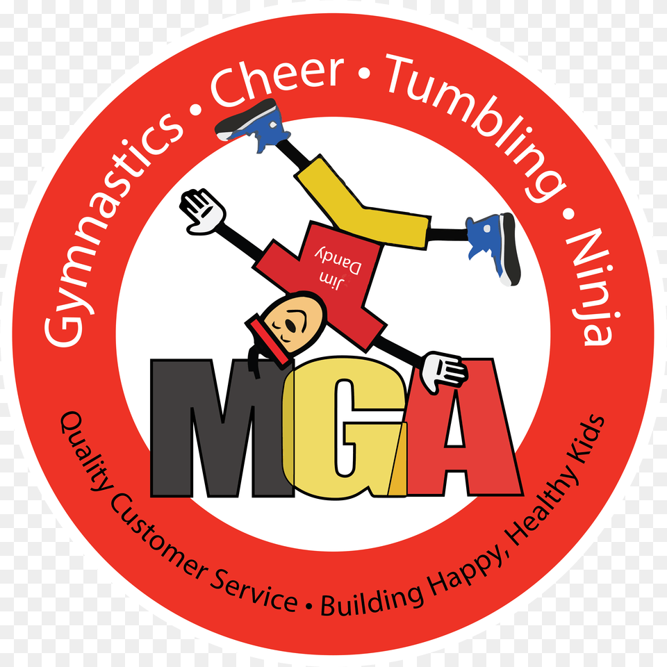 Cropped Cropped Mga Sign Logo White Background Mga Gymnastics Apopka, Adult, Male, Man, Person Png