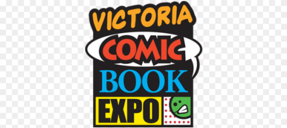 Cropped Cropped Vcbe Logo 1 Victoria Comic Book Expo, Advertisement, Scoreboard, Poster Free Png