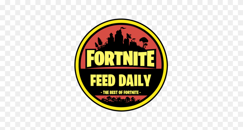 Cropped Fortnitefeeddaily Fortnite Feed Daily, Logo, Person Free Png Download