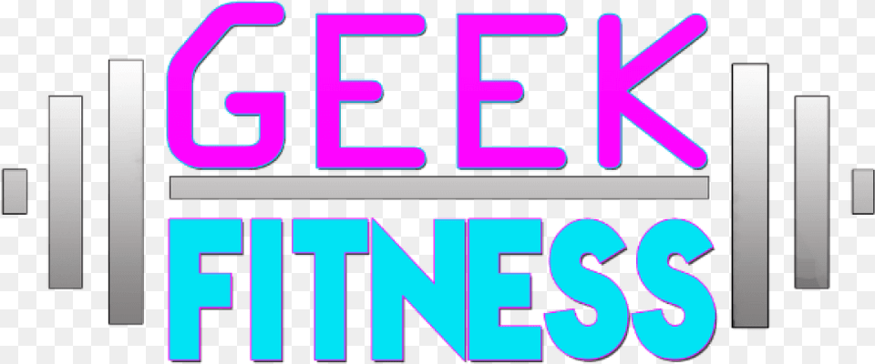 Cropped Geekfitnessbarbelllogotransparentpng Geek Fitness Colorfulness, Light, First Aid, Text Free Png Download