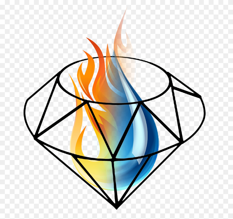 Cropped Gem Logo, Fire, Flame Free Transparent Png
