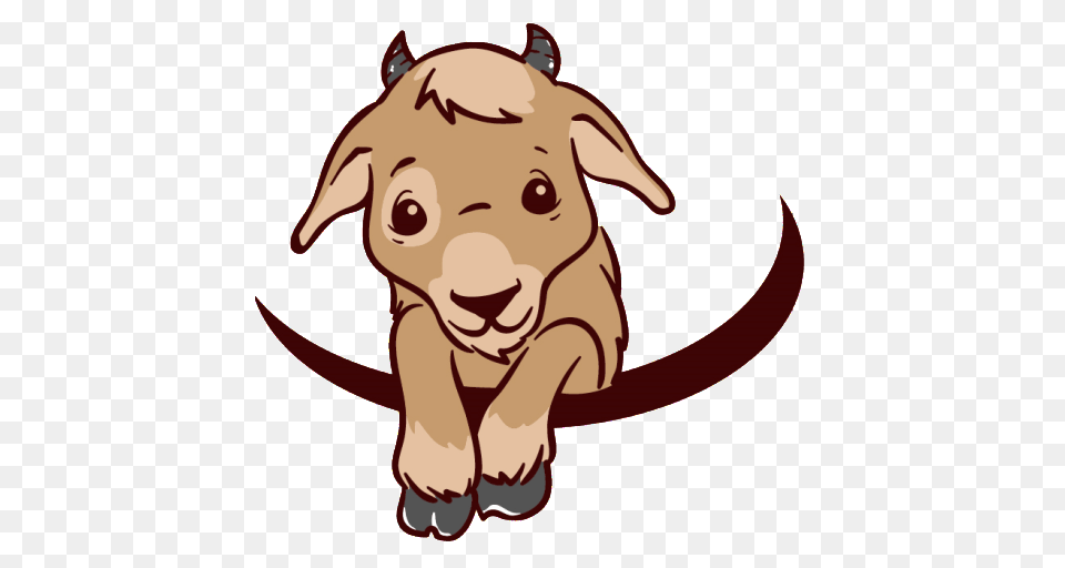 Cropped Goat Only Logo Colour Baby Carrier Cover, Animal, Canine, Dog, Mammal Free Png