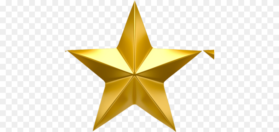 Cropped Gold Star Logo, Star Symbol, Symbol, Appliance, Ceiling Fan Free Transparent Png
