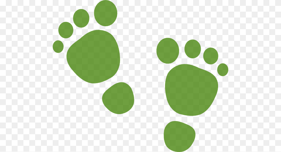 Cropped Green Footsteps Transparent Its A Boy, Footprint Png Image