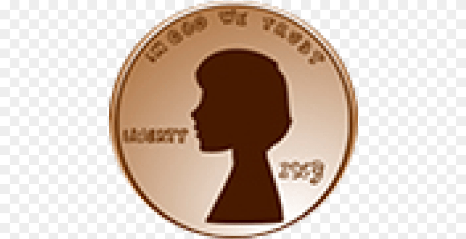 Cropped Hair Design, Coin, Money, Person Png Image