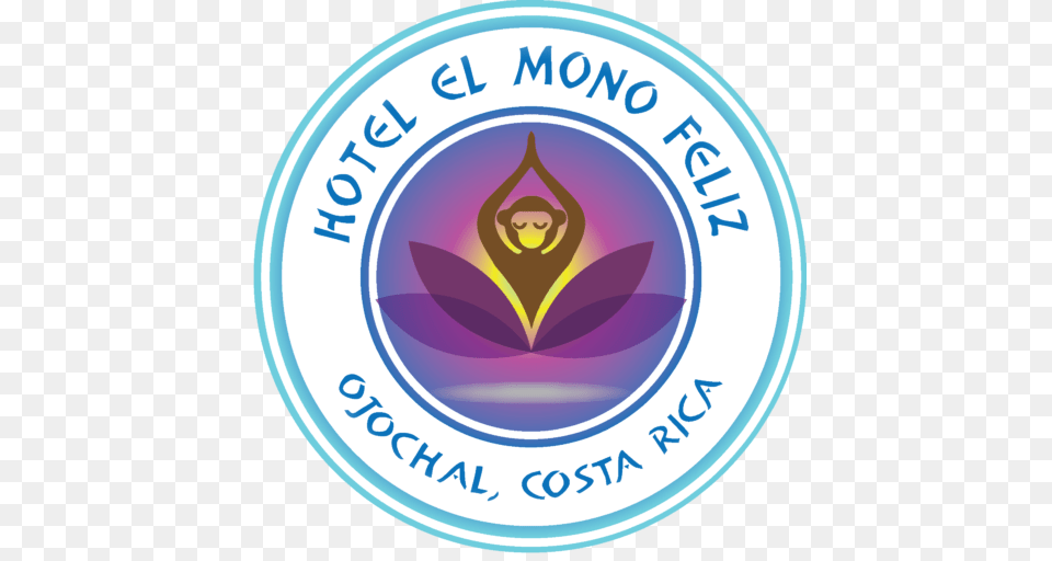 Cropped Happy Monkey Logo Rev Cmyk Pg Hotel El Mono Feliz, Badge, Symbol, Disk, Emblem Free Png
