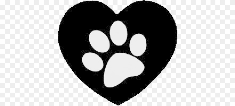 Cropped Heartpawprintpng Paw Print In Heart, Guitar, Musical Instrument Free Png