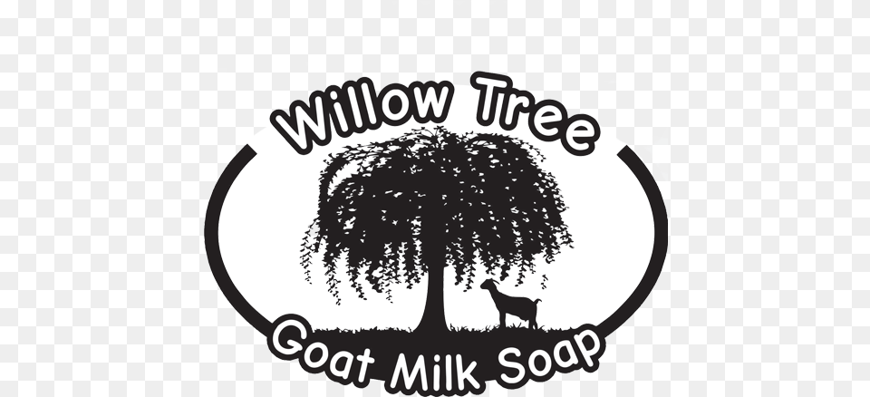 Cropped Iconpng U2013 Willow Tree Goat Milk Soap Tree, Sticker, Plant, Logo, Silhouette Free Png