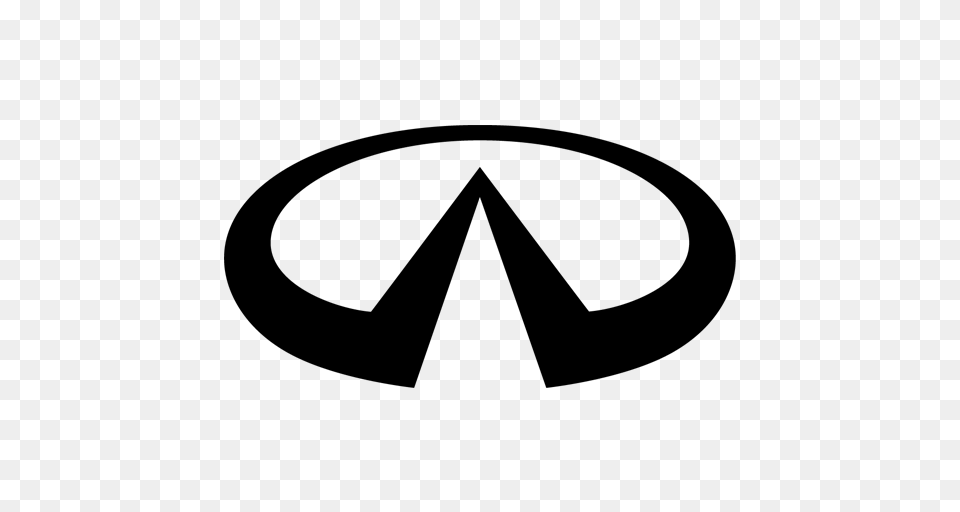 Cropped Infiniti Icon, Gray Png Image