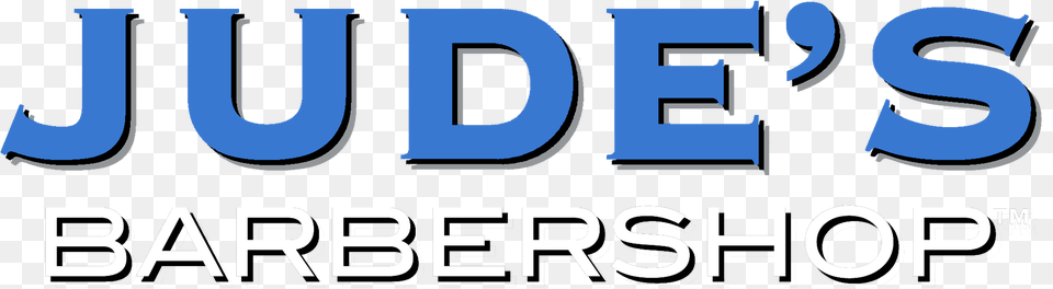 Cropped Judes Barbershop Blue Logo Polished, Text, City Png Image