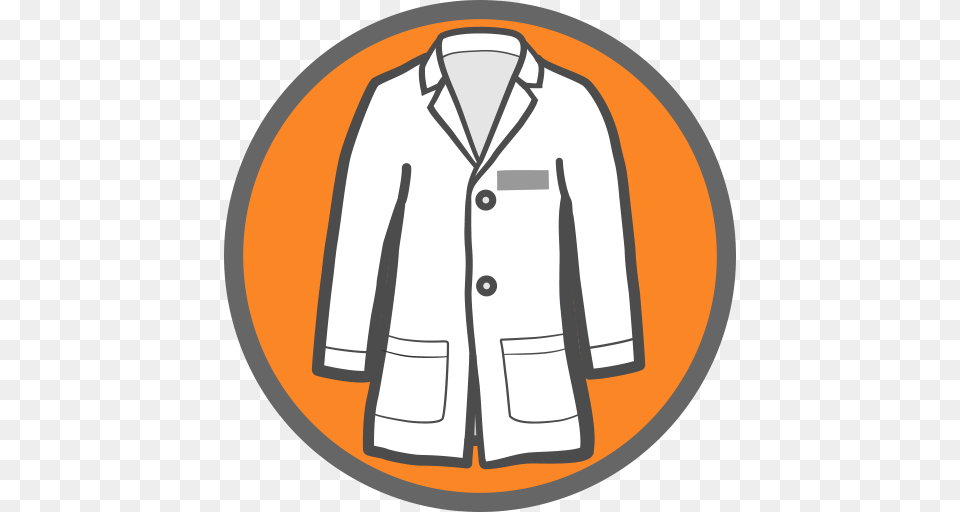 Cropped Lab Coat Puck, Clothing, Jacket, Lab Coat, Blazer Free Transparent Png
