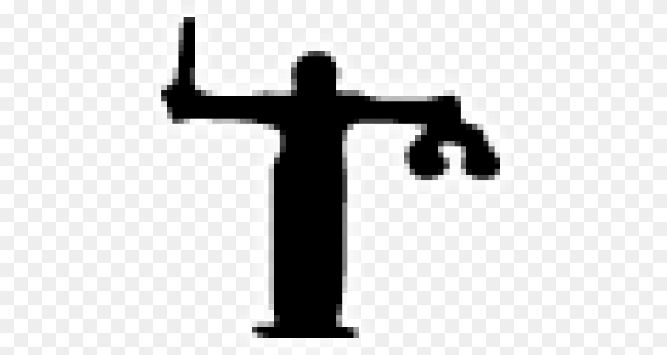Cropped Lady Justice Judiciary Of Zambia, Cross, Symbol, Stencil Free Png