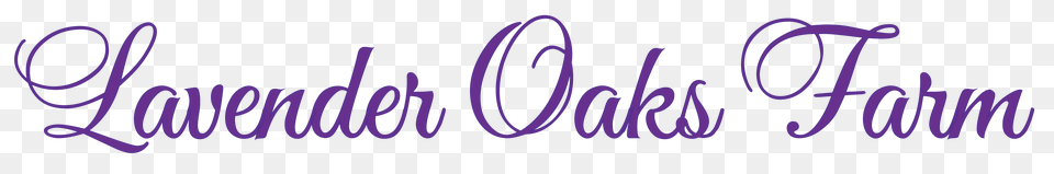 Cropped Lavender Oaks Farm Logo Final Logo In Color Text Only, Purple Png