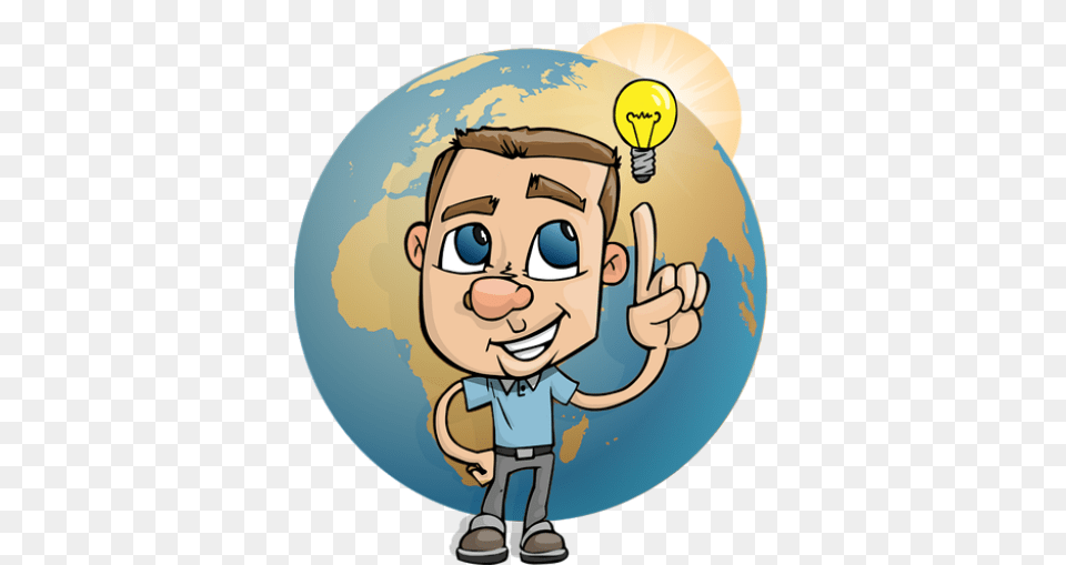 Cropped Light Bulb Clipart Thinking, Sphere, Baby, Face, Head Free Png