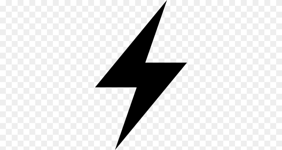 Cropped Lightning Icon Robert Pehrssons Humbucker, Gray Free Transparent Png