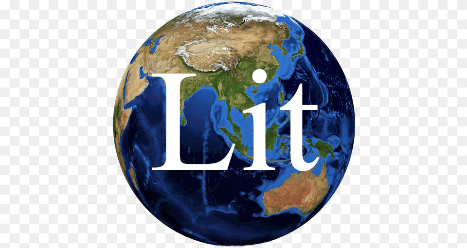 Cropped Litglobepng Atlaslit Earth, Astronomy, Globe, Outer Space, Planet Png