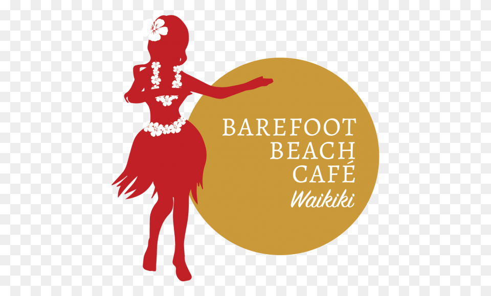 Cropped Logo Barefoot Waikiki Barefoot Beach Cafe, Dancing, Person, Leisure Activities, Woman Free Png Download