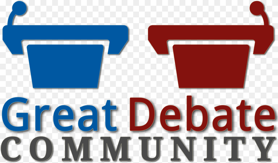 Cropped Logo Great Great Debate, Bucket, Crowd, Person Png Image