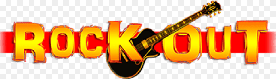 Cropped Logo Rockoutband 1 Rock Out, Guitar, Musical Instrument, Dynamite, Weapon Free Png Download