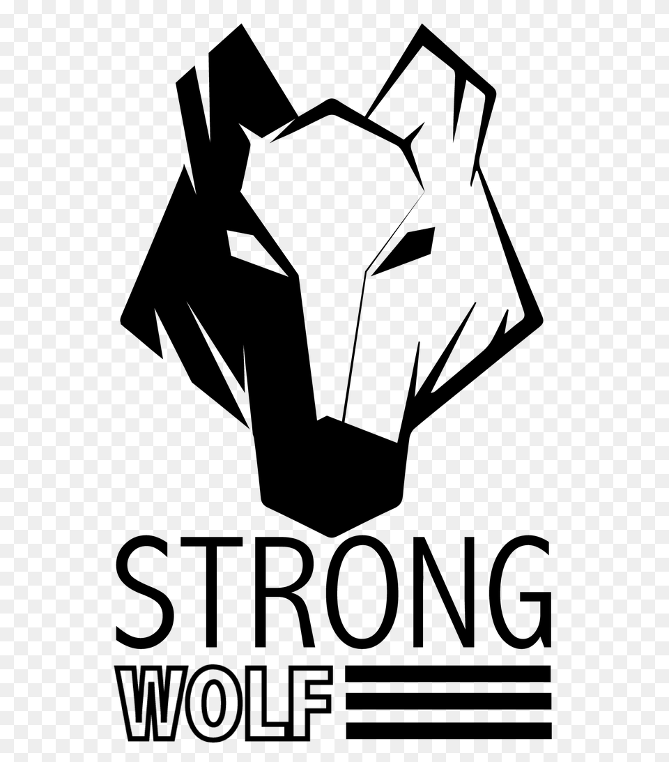 Cropped Logo Strong Wolf Strongwolf, Symbol, Recycling Symbol, Ammunition, Grenade Free Png Download