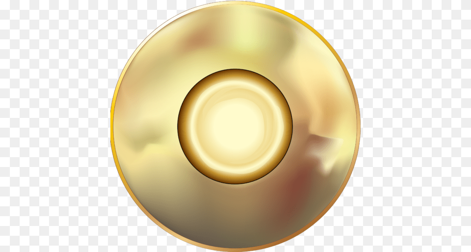 Cropped Logobulletheadpng U2013 Idaho Gun Broker Circle, Disk, Gold, Dvd Png Image