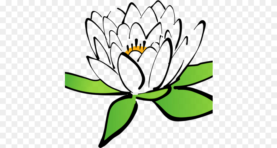 Cropped Lotuslogopng Peace U0026 Good Vibes Flower Water Lily Cartoon, Green, Leaf, Plant, Animal Png Image