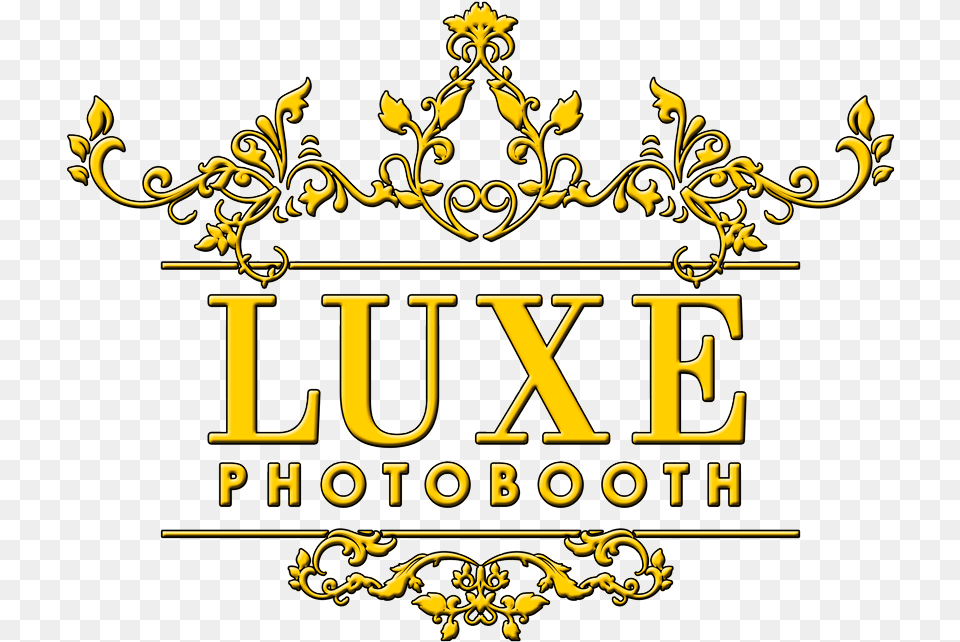 Cropped Luxe Photobooth Logo Plain Calligraphy, Chandelier, Lamp, Accessories Free Png Download