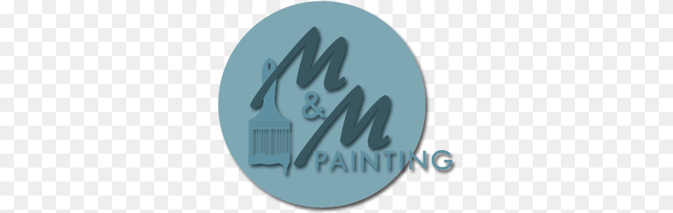 Cropped Mmpaintinglogopng U2013 Mu0026m Painting Of Greensburg Calligraphy, Cutlery, Brush, Device, Tool Png Image