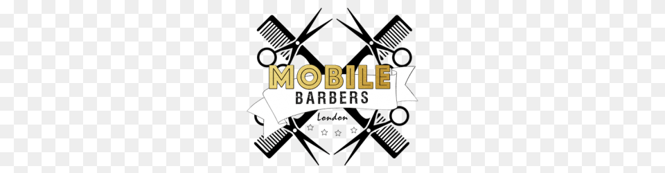 Cropped Mobile Barber Logo Mobile Barbers London, Advertisement, Poster, Art, Graphics Free Transparent Png