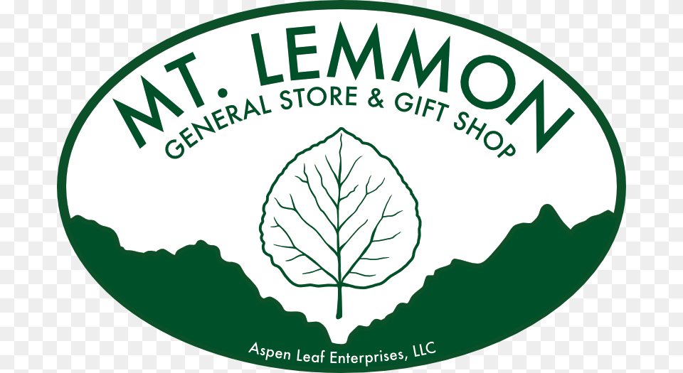 Cropped Mt Lemmon General Store Logo Website Mt Lemmon General Store Amp Gift Shop, Leaf, Plant, Vegetation, Tobacco Free Transparent Png