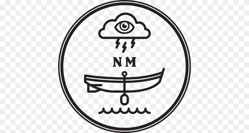 Cropped Nautical Mile Logo Mono Nautical Mile, Emblem, Symbol, Electronics, Hardware Free Png Download