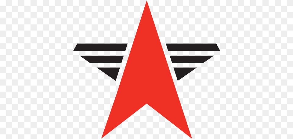Cropped Nsasiteiconpng North Star Aviation American Freedom Softball Logo, Triangle, Symbol Free Png