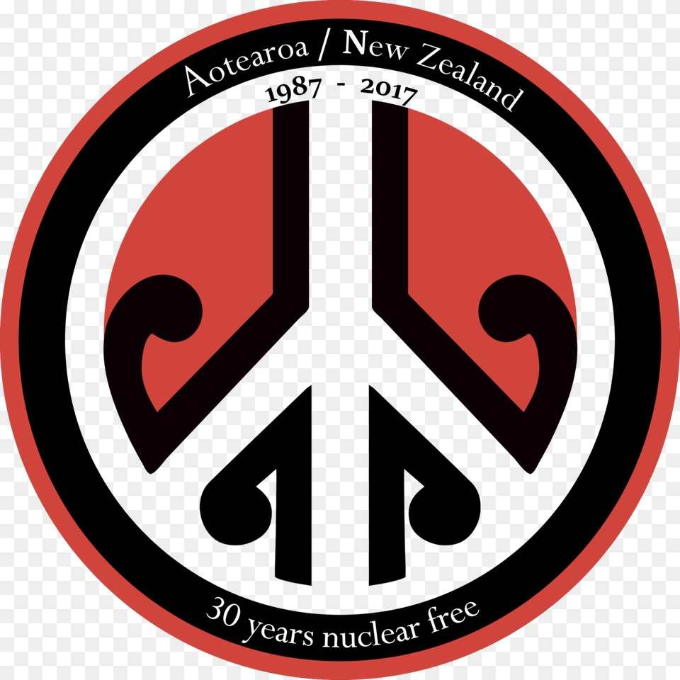 Cropped Nuclearfree 300dpi Editable 1 Anti Nuclear Movement Nz, Logo, Emblem, Symbol, Disk Png Image