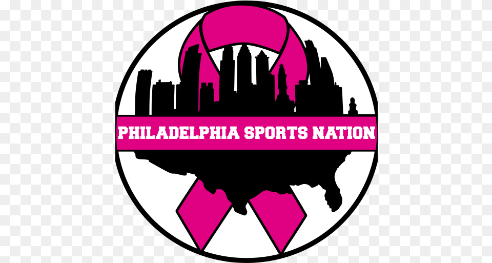 Cropped Phlsportsbcapng U2013 Philadelphia Sports Nation Clip Art, Logo, Symbol, Purple Png Image